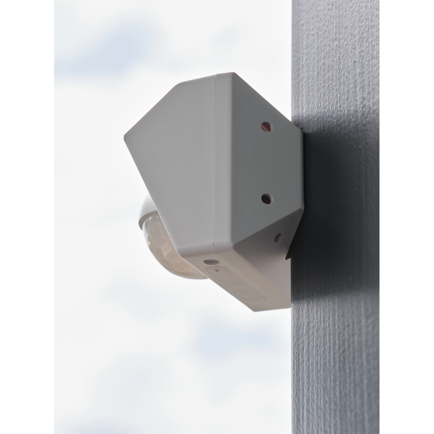 Osram - Senzor de mișcare solar SMART+ pentru exterior, 3,7 V, alb, IP65, Wi-Fi, 800 mAh