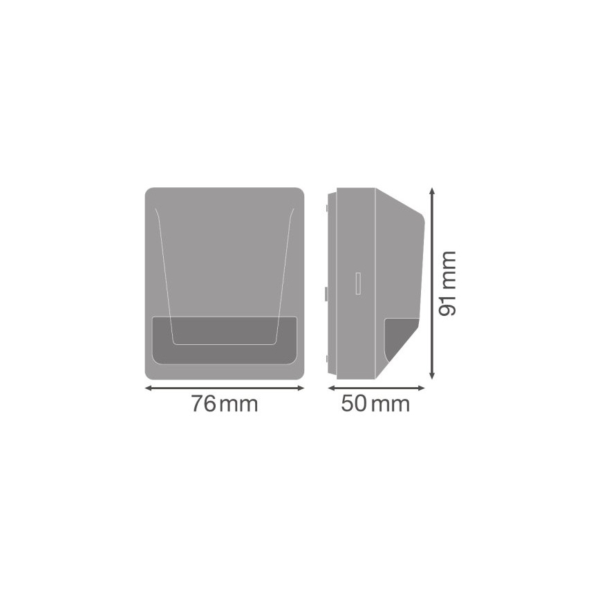 Osram - Senzor PIR de exterior 230 V IP55 antracit
