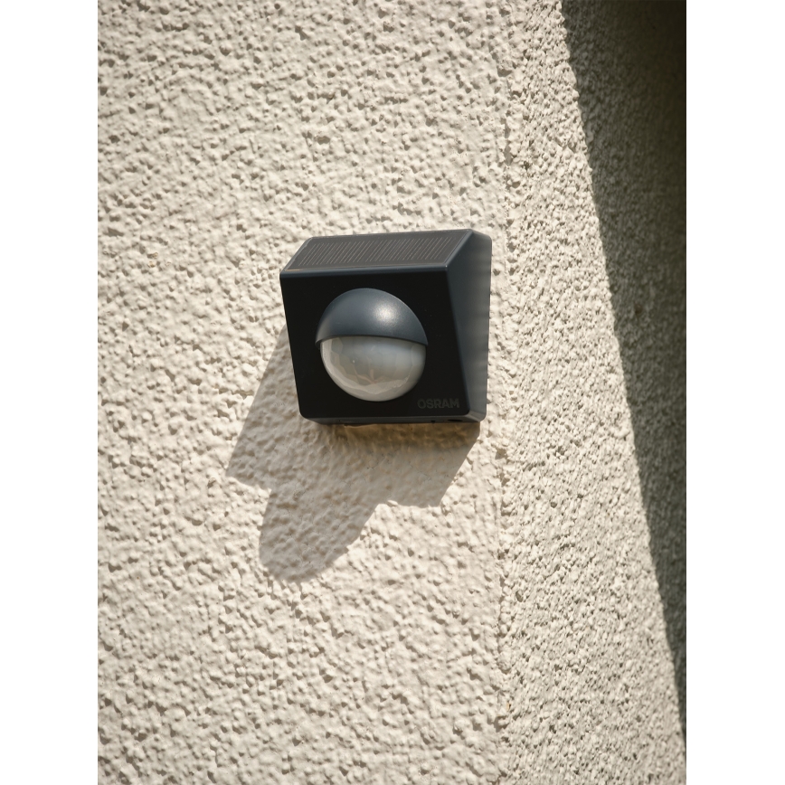 Osram - Senzor solar de mișcare pentru exterior SMART+ 3,7V antracit IP65 Wi-Fi 800 mAh