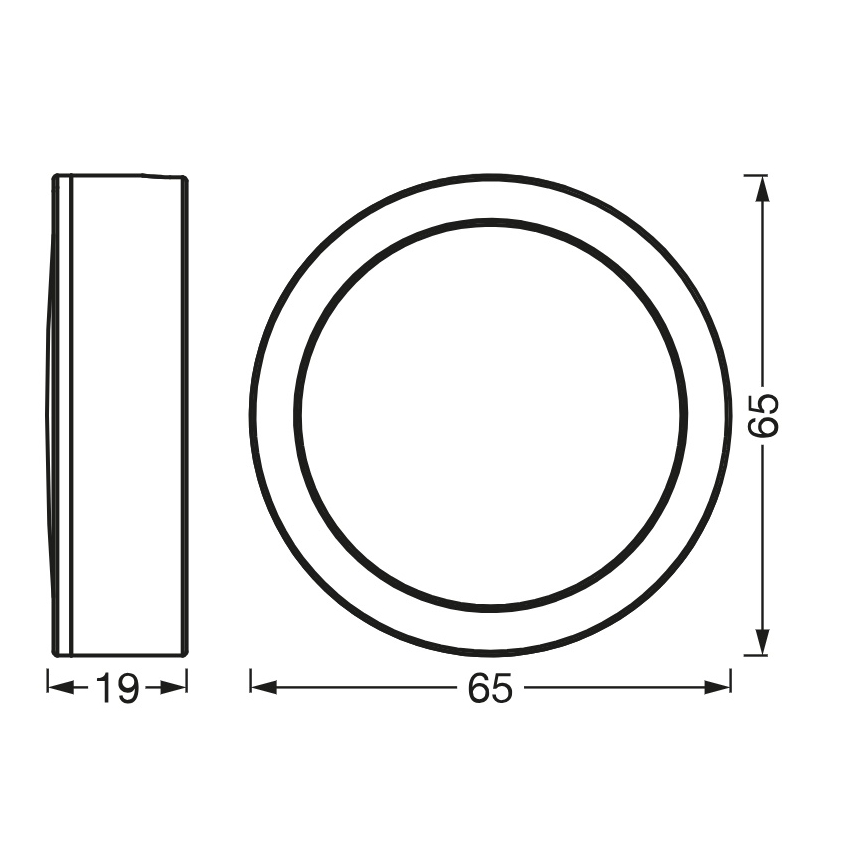 Osram - Set 3x corpuri LED pentru montaj sub dulap UNDERCABINET LED/3W/230V 3000K negru