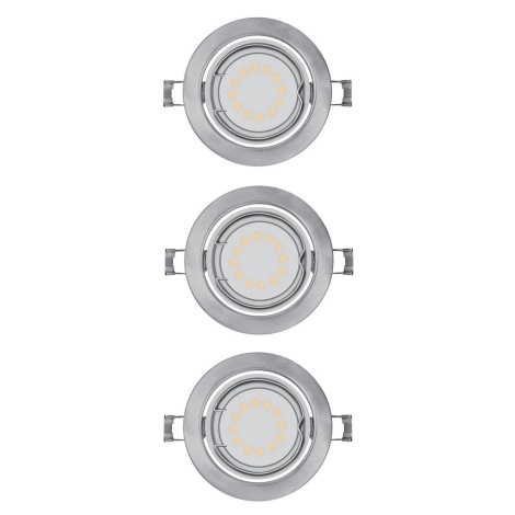 Osram - SET 3x Lampă încastrată LED 3xGU10/3W/230V