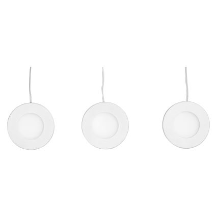 Osram - Set 3 buc. Lampă LED pentru montaj sub dulap UNDERCABINET, 8,5 W / 230 V / 3000 K, alb