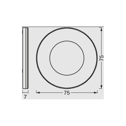 Osram - Set 3 buc. Lampă LED pentru montaj sub dulap UNDERCABINET, 8,5 W / 230 V / 3000 K, alb