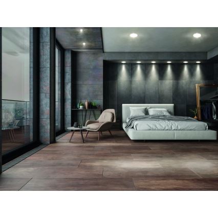 Osram - Set de 3 spoturi LED încastrate, 8W, 230V, 3000K, Ø 12 cm, alb