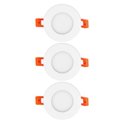 Osram - Set 3x spoturi LED încastrate SLIM, 4,5W, 230V