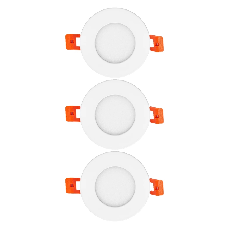 Osram - Set 3x spoturi LED încastrate SLIM, 4,5W, 230V