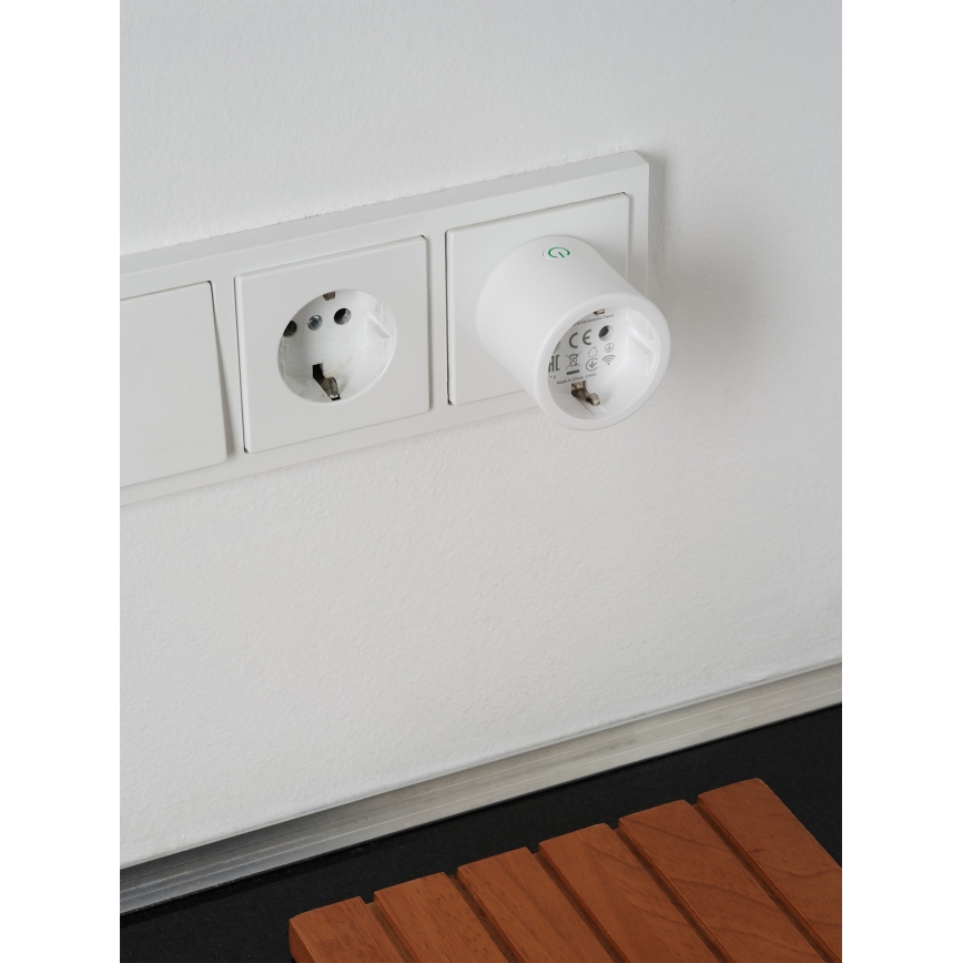 Osram - Set de 2 prize inteligente SMART+ MATTER SCHUKO 2300W/230V/10A Wi-Fi albe
