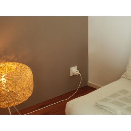 Osram - Set de 2 prize inteligente SMART+ MATTER SCHUKO 2300W/230V/10A Wi-Fi albe
