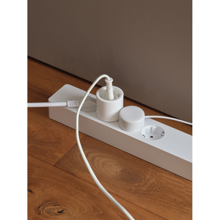 Osram - Set de 2 prize inteligente SMART+ MATTER SCHUKO 2300W/230V/10A Wi-Fi albe