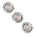 Osram - Set de 3 spoturi LED încastrate dimabile LED/4,9W/230V