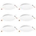 Osram - Set de 6 corpuri de iluminat LED încastrate ESSENTIAL LED/18W/230V 6500K, Ø 22 cm, alb