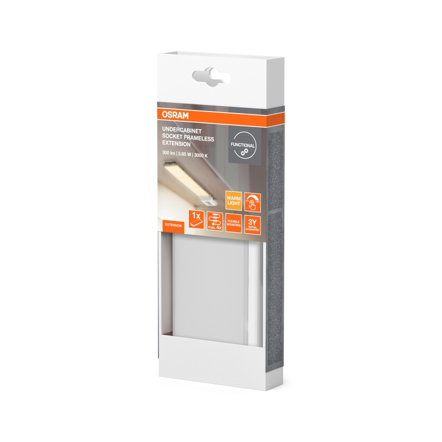 Osram - Set de extensie pentru corp de iluminat LED sub dulap UNDERCABINET LED/3,85W/36V 3000K 8,1x17,9 cm alb