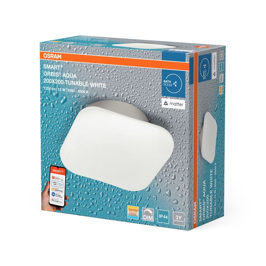 Osram - Plafonieră LED dimabilă pentru baie SMART+ AQUA LED/12W/230V 3000-6500K IP44 Wi-Fi