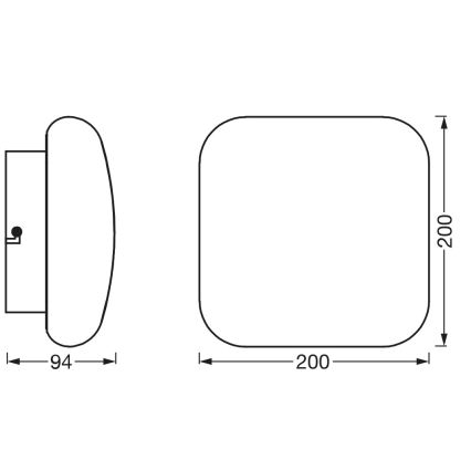 Osram - Plafonieră LED dimabilă pentru baie SMART+ AQUA LED/12W/230V 3000-6500K IP44 Wi-Fi