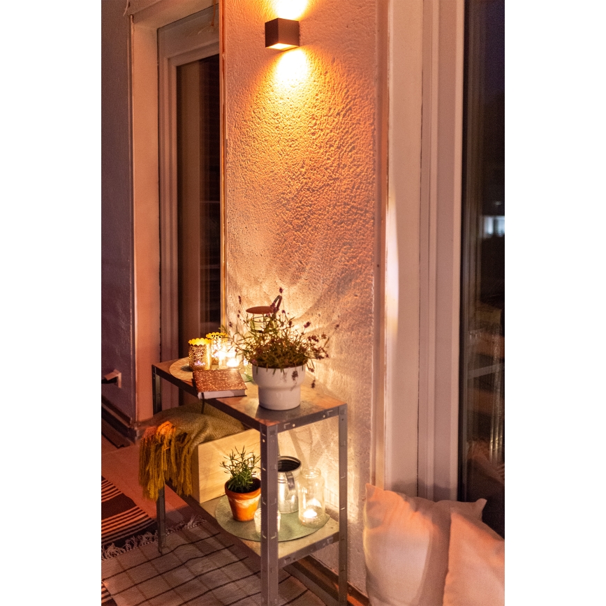 Osram - SMART+ BRICK, aplică de perete LED RGBW pentru exterior, reglabilă, 14W/230V, IP44, Wi-Fi