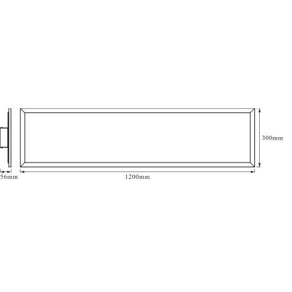 Osram - Plafonieră LED reglabilă SMART+ PLANON LED/36W/230V 120x30 cm 3000-6500K Wi-Fi