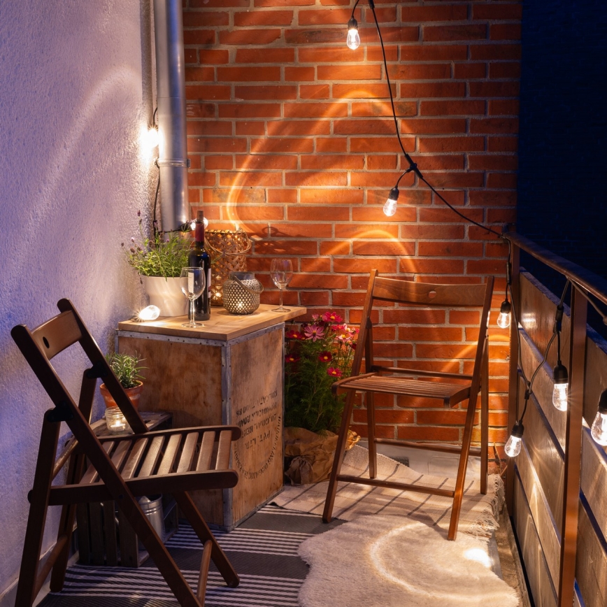 Osram - Ghirlandă LED RGB reglabilă pentru exterior SMART+ STRING 12xLED/230V 7,47m IP44 Wi‑Fi