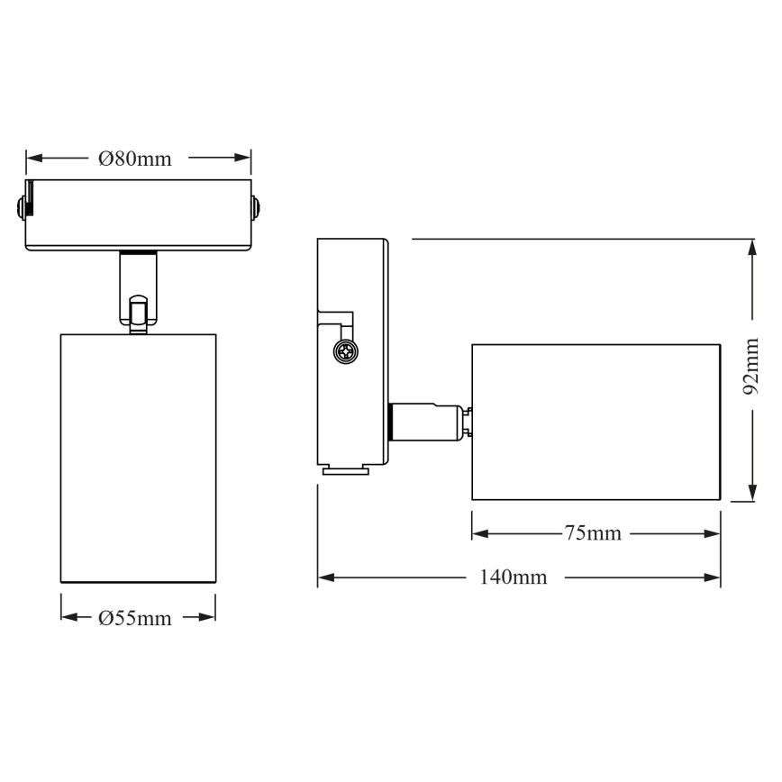 Osram - Spot de iluminat ELEMENTAL 1xGU10/6W/230V