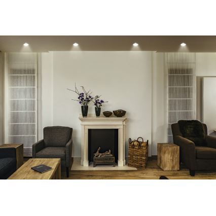 Osram - Spot încastrat cu LED SPOT TWIST, 5W, 230V, 3000K, Ø 7 cm, alb