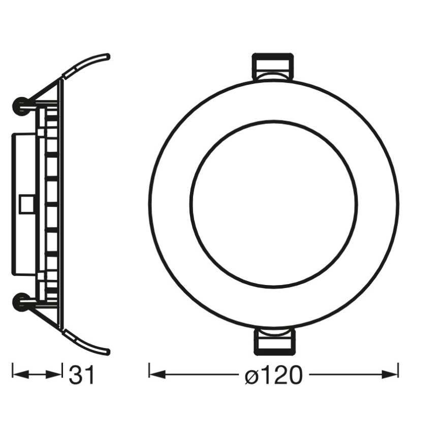 Osram - Spot încastrat SLIM LED/8W/230V 3000K