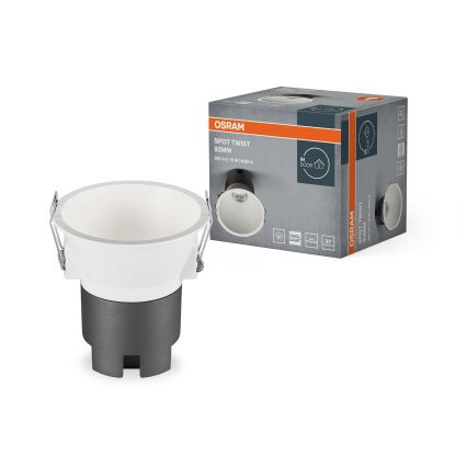 Osram - Spot încastrat TWIST LED, 10W, 230V, 4000K, Ø 9,3 cm, alb