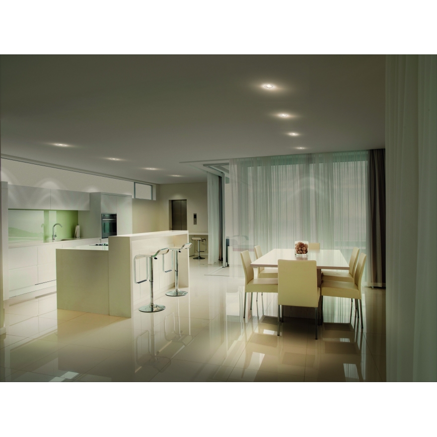 Osram - Spot LED încastrat 1xGU10/4,3W/230V 2700K CRI 90 crom mat