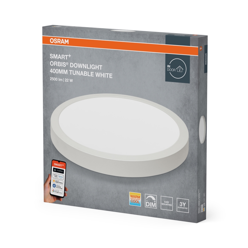 Osram - Plafonieră LED dimabilă SMART+ DOWNLIGHT LED/22W/230V Ø 40 cm 3000-6500K Wi-Fi