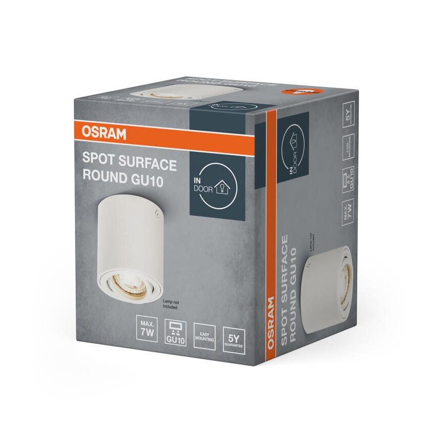 Osram - Spot orientabil 1xGU10/7W/230V alb