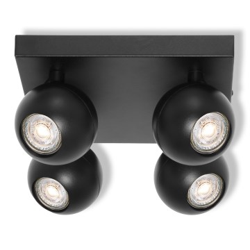 Osram - Spot SPHERAL 4xGU10/6W/230V negru