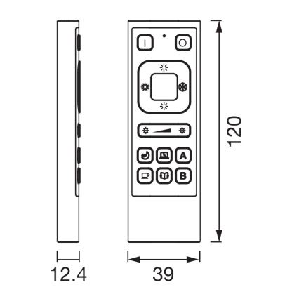 Osram - Telecomandă SMART+ 3,7V Wi-Fi 600 mAh