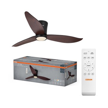Osram - Ventilator de tavan LED dimabil FOHN LED/18W/230V 3000/4000/6500K + telecomandă