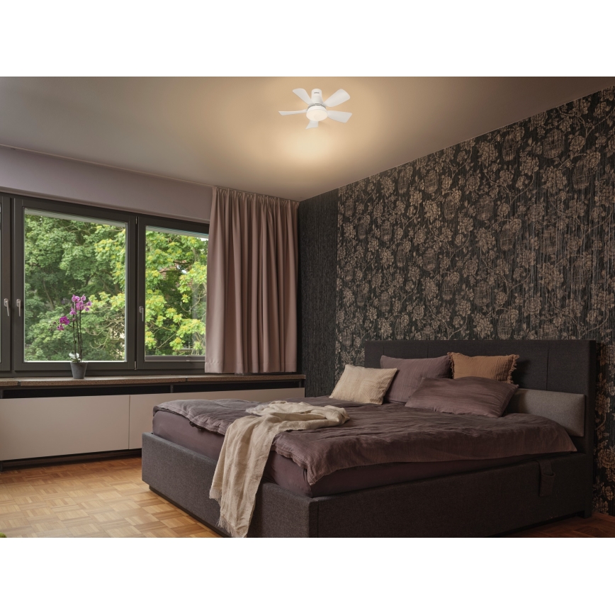 Osram - Ventilator de tavan LED dimabil LESTE LED/15W/230V 3000/4000/6500K + telecomandă