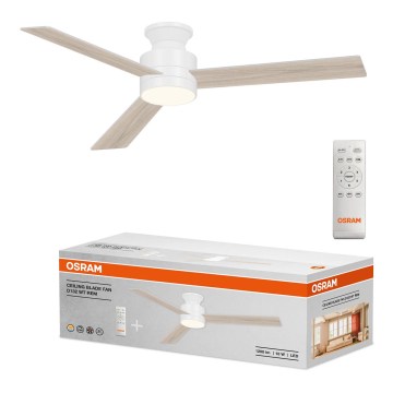 Osram - Ventilator de tavan LED dimmabil BLADE LED/18W/230V 3000/4000/6000K + telecomandă