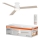 Osram - Ventilator de tavan LED dimmabil BLADE LED/18W/230V 3000/4000/6000K + telecomandă
