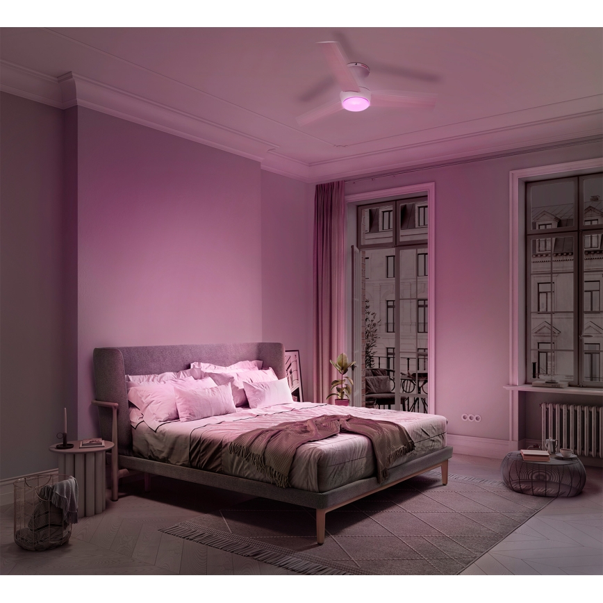 Osram - Ventilator de tavan LED RGB dimabil NORDES LED/18W/230V 3000-6500K + telecomandă
