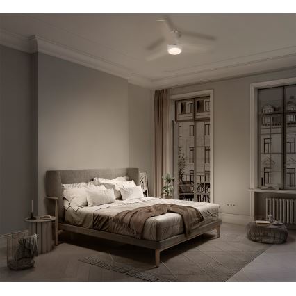 Osram - Ventilator de tavan LED RGB dimabil NORDES LED/18W/230V 3000-6500K + telecomandă