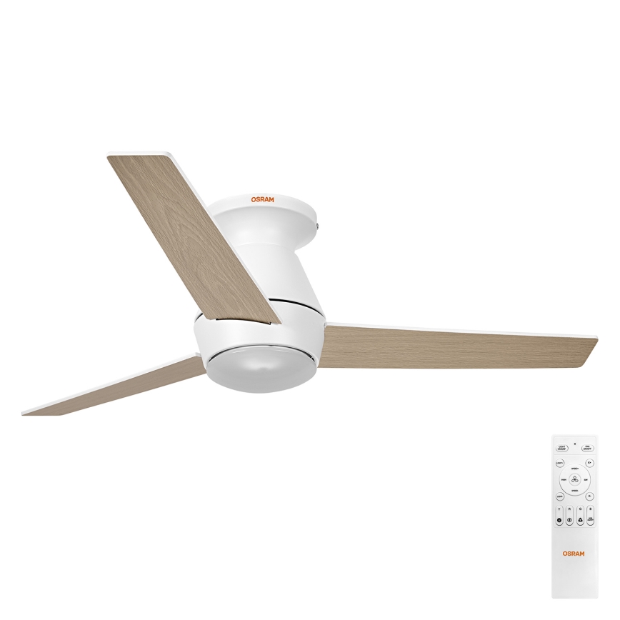 Osram - Ventilator de tavan LED RGB dimabil NORDES LED/18W/230V 3000-6500K + telecomandă