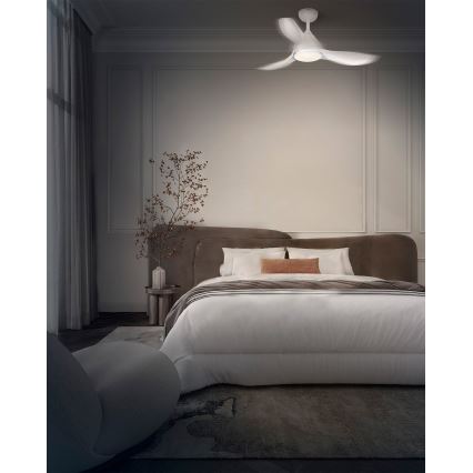 Osram - Ventilator de tavan LED RGB cu funcție de dimare NORDES LED/18W/230V 3000-6500K + telecomandă