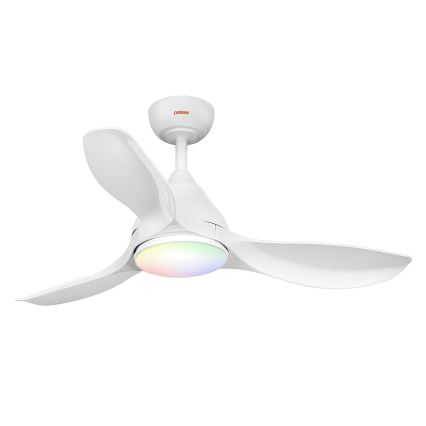 Osram - Ventilator de tavan LED RGB cu funcție de dimare NORDES LED/18W/230V 3000-6500K + telecomandă