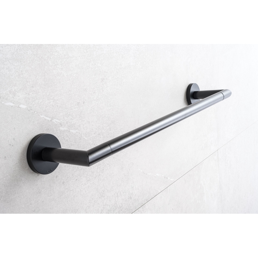 P.M.H. IN1B-L - Uscător electric pentru prosoape INGA 17W/230V 85,9 cm IP44 stânga/negru