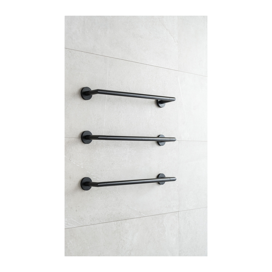 P.M.H. IN1B-R - Uscător electric pentru prosoape INGA 17W/230V 85,9 cm IP44 dreapta/negru