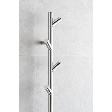 P.M.H. LS1SS - Radiator electric pentru prosoape LISA, 24 W/230 V, 170 cm, IP44, oțel inoxidabil lustruit