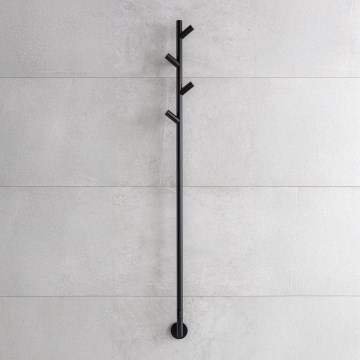 P.M.H. LS1B - Uscător electric pentru prosoape LISA 24W/230V 170 cm IP44 negru