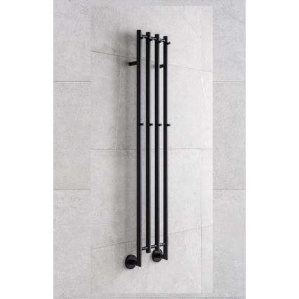 P.M.H. MO1B-R - Uscător electric pentru prosoape MONA, 93 W, 230 V, 153,3 cm, IP44, negru