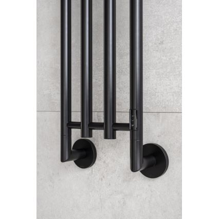 P.M.H. MO1B-R - Uscător electric pentru prosoape MONA, 93 W, 230 V, 153,3 cm, IP44, negru