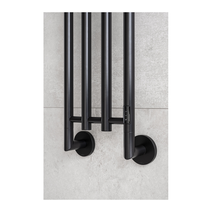 P.M.H. MO1B-R - Uscător electric pentru prosoape MONA, 93 W, 230 V, 153,3 cm, IP44, negru
