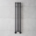 P.M.H. MO1B-RK - Uscător electric de prosoape MONA 93 W/230 V 153,3 cm IP44 negru