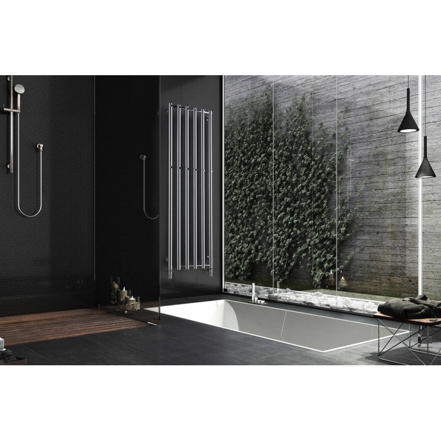 P.M.H. R2C/6 - Radiator de baie tip scară ROSENDAL, 525 W, 150 cm, crom lucios