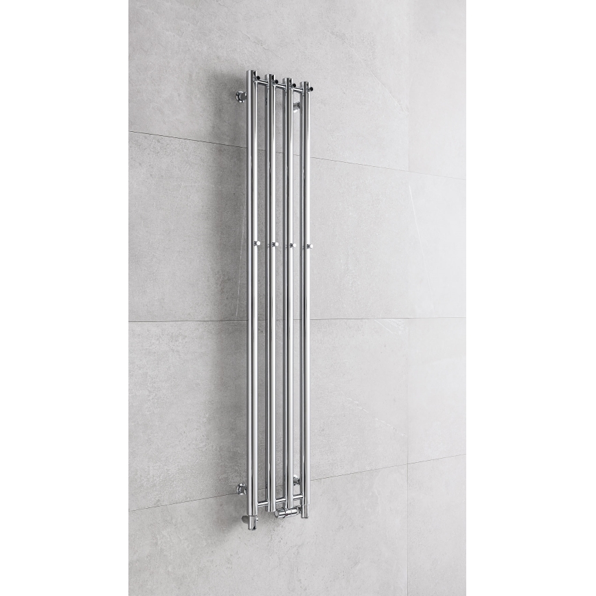 P.M.H. R2C - Radiator de baie tip scară ROSENDAL 350 W 150 cm crom lucios
