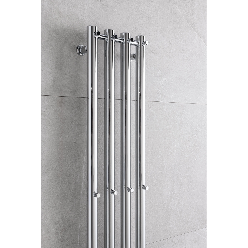 P.M.H. R2C - Radiator de baie tip scară ROSENDAL 350 W 150 cm crom lucios